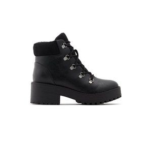 Black Call It Spring Ankle Lace Up Boots